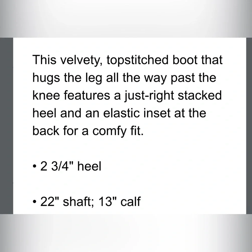 MARC FISJER ML CATHI POINTED TOE OVER KNEE BOOT STELLA FABRIC 5.5 MEDIUM